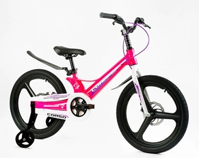 Дитячий велосипед 20 Corso «CONNECT» MG-20557,20311 МАГНІЄВА рама, рожево-білий