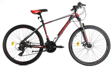 Велосипед 29 AL Crosser «MT-036» (21 Shimano+hydraulic) алюміній 17",чорно-біло-червоний