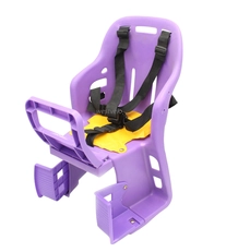 Крісло дитяче на зад. багажник "JLD" пластик, з м'ягкою підкладкою, фіолетове