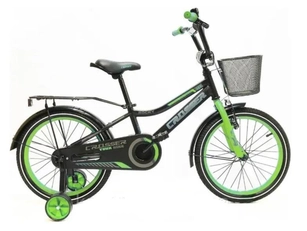 Дитячий велосипед 14 Crosser «ROCKY» 012 чорно-салатовий (+кошик сітка середній) []