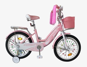 Дитячий велосипед 18 Corso «NICE» NC-18005 рожевий