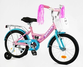 Дитячий велосипед 16 Corso «MAXIS» CL-16911 рожево-блакитний