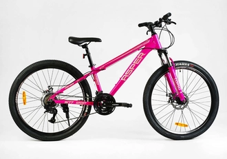 Велосипед 26 AL Corso «ASPER» SP-26630 алюміній 13", (к-т LTWOO-A2) рожевий