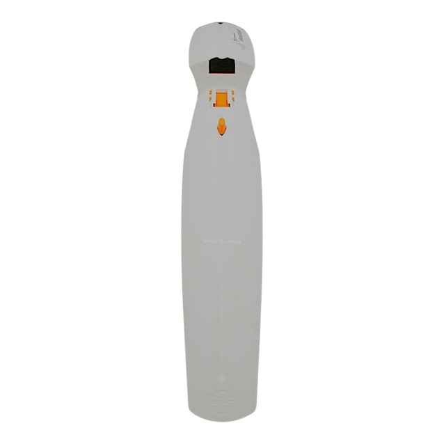 Крило пластик переднє 26 SKS Shockboard (GERMANY) (мет. кронштейн в вилку) білий фото westvelo.com