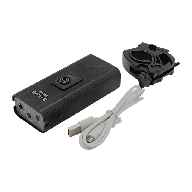 Фара Power Bank BK 043 LED (2х18650) (6 functions ) індикатор заряду фото westvelo.com