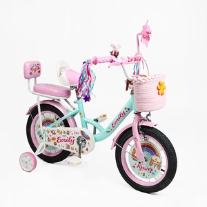 Дитячий велосипед 14 ST Corso «EMILY» ML-29014 бірюзовий