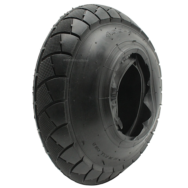 Покришка "6" 4.00-6 (8PR) Taйвань + камера, слік фото westvelo.com