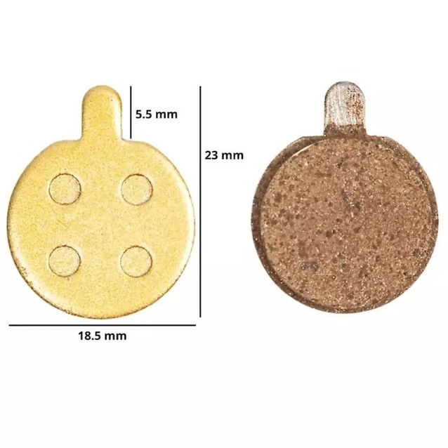 Колодки гальмівні дискові Xiaomi M365 PRO / PRO2 золото (RAMBOMIL) фото westvelo.com