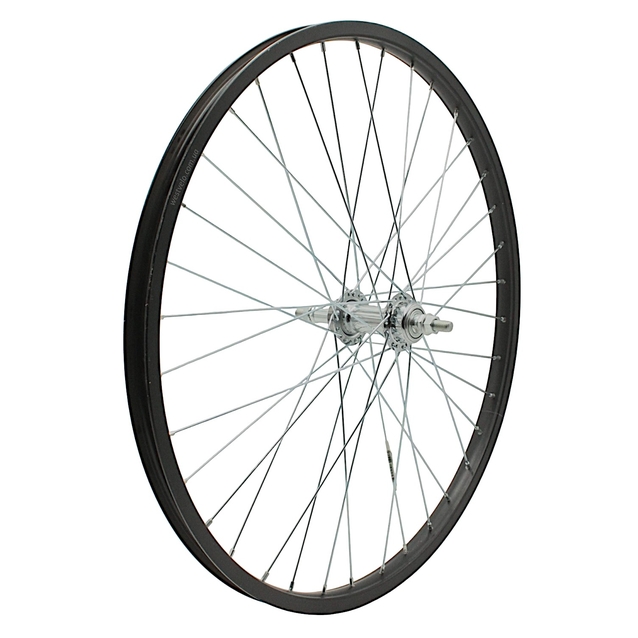 Колесо 24 зад, обід AL 1-ний чорний, втулка М на віночках фото westvelo.com