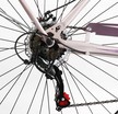 Міський велосипед 28 ST Corso «LIBERTY» LR-28833 сталь 20", (к-т SHIMANO) рожевий + кошик фото westvelo.com