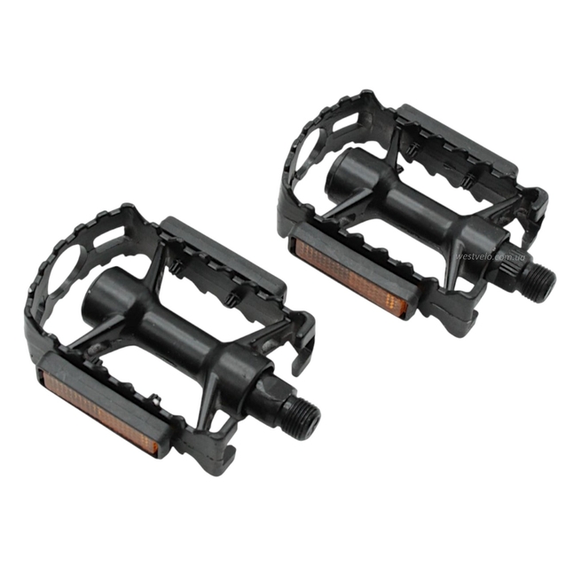 Педалі алюміній №07 чорні фото westvelo.com