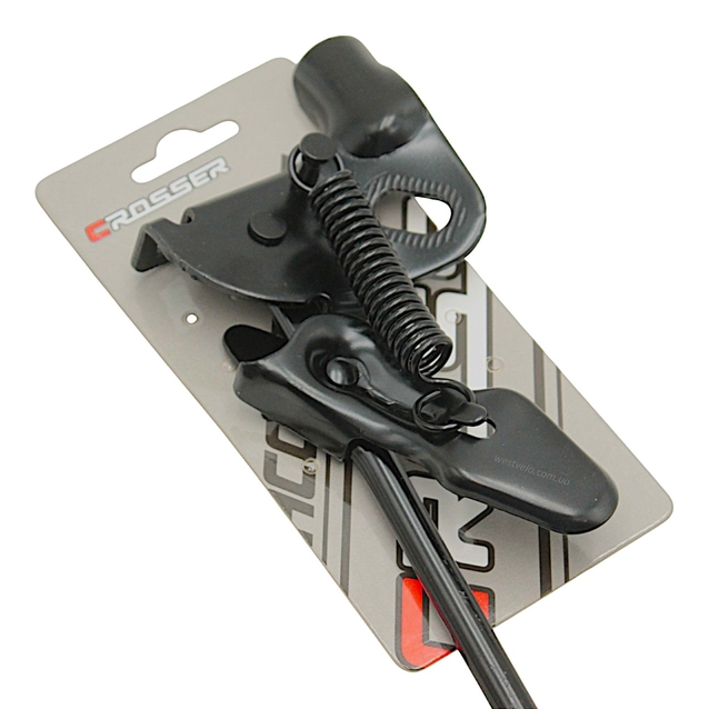 Підніжка 26 задня сталева чорна CROSSER (JK7775) фото westvelo.com