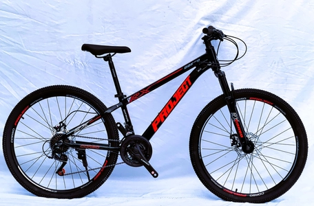 Велосипед 26 AL Corso «PROJECT» RJ-26711 алюміній 13", (к-т SunRun) чорно-червоний