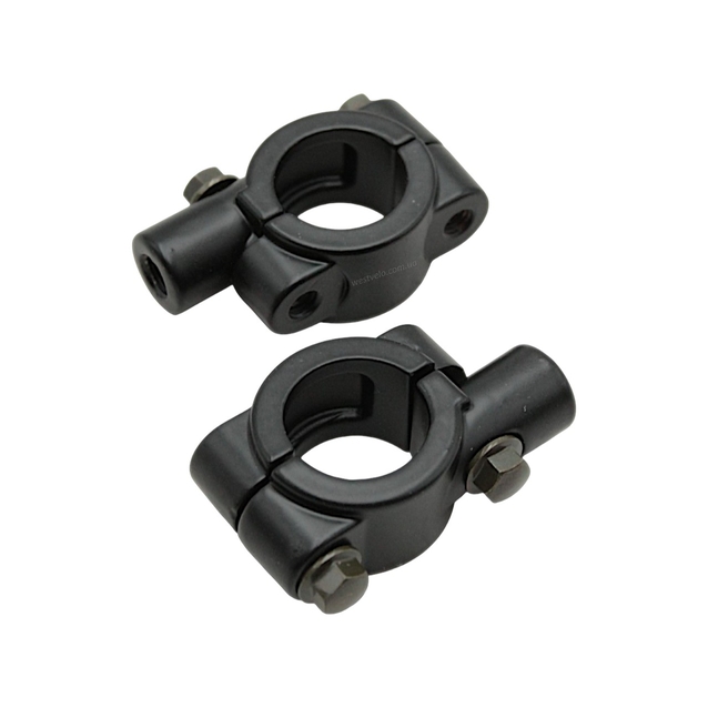 Кріплення для мото дзеркал на кермо M8. AL. фото westvelo.com