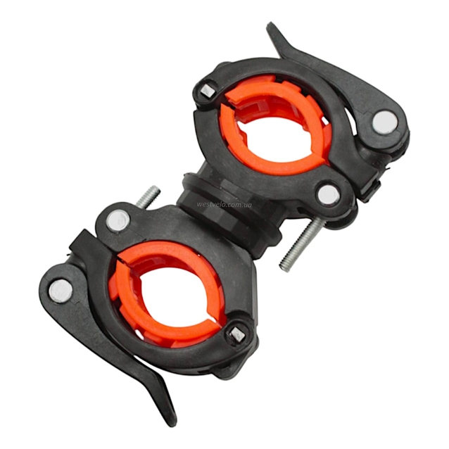 Тримач фари поворотний пластик з ексцентриком фото westvelo.com