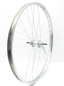 Колесо 26 зад, обід нікель, спиця 2мм, вт. Falcon (нікель) + к-т