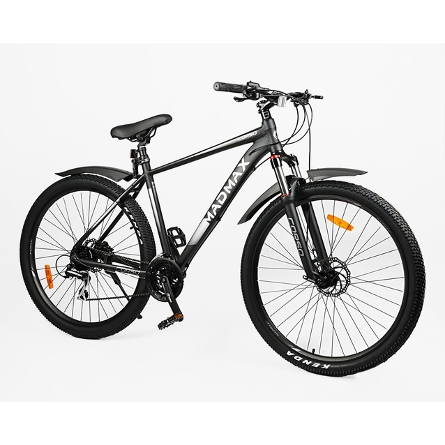 Велосипед 29 AL Corso «MADMAX» MD-29779 алюміній 20", (к-т гідравліка SHIMANO) чорний фото westvelo.com