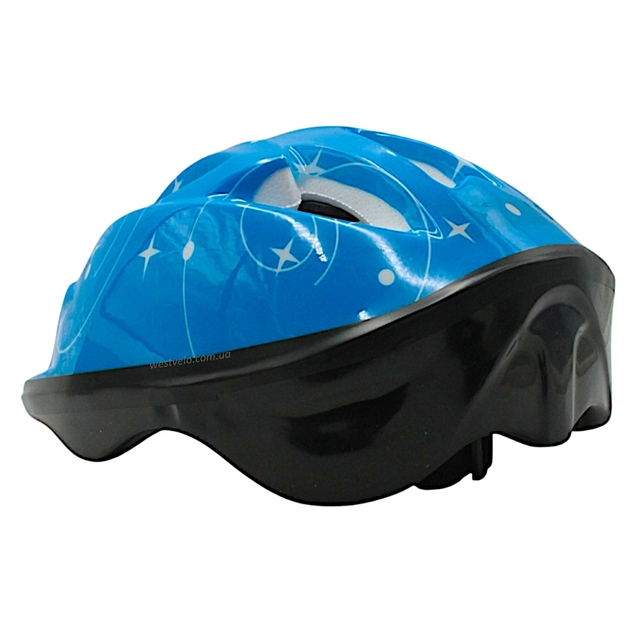 Вело шолом "TK Sport" 455 синій з зірками фото westvelo.com