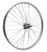 Колесо 28. зад, обід нікель, спиця 3мм, втулка Falcon (Quando) + к-т (зовнішній декоративний дефект вт.) фото westvelo.com
