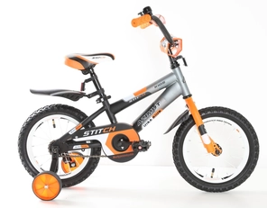 Дитячий велосипед 14 Mustang «STITCH» 009 помаранчево-сірий