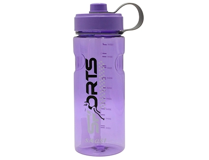 Фляга 1000 ml. SMOSI SPORTS, (для тренувань) з трубкою, фіолетова