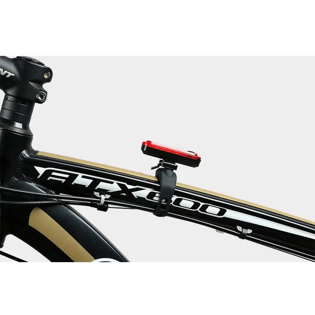 Мигалка на usb зарядку зад №056 VOLCANO червона з акумулятором (362) фото westvelo.com
