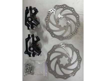 Дискові гальма Repute DSC 510 : 2 супорта F160/R140+F180/R160, 2 диски Ø160)