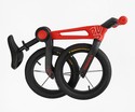 Велобіг 14 Corso надувні колеса, нейлонова складна рама NL-60320 червоний фото westvelo.com