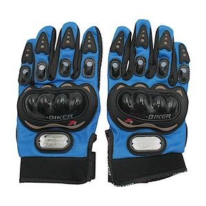 Мото рукавиці (L) "PRO BIKER" чорно-сині (MCS-01)
