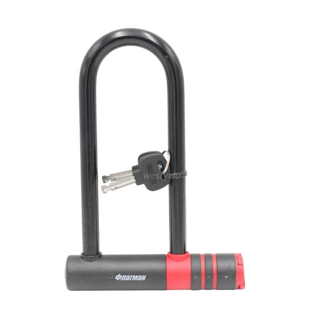 Замок на ключ скоба, Флагман 301 145-210 фото westvelo.com