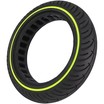 Покришка "8" 8.5-2.0 (Ø142 - 36мм) безкамерка для електросамоката, світловідбивач. салатова смуга фото westvelo.com