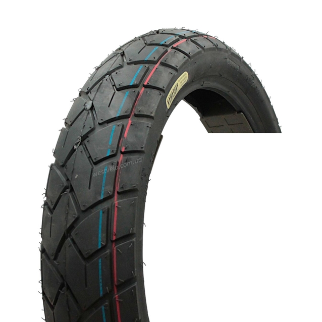 Покришка "17" 120/80-17 Б/К Kawasuky DS-15, напів-шип TL фото westvelo.com