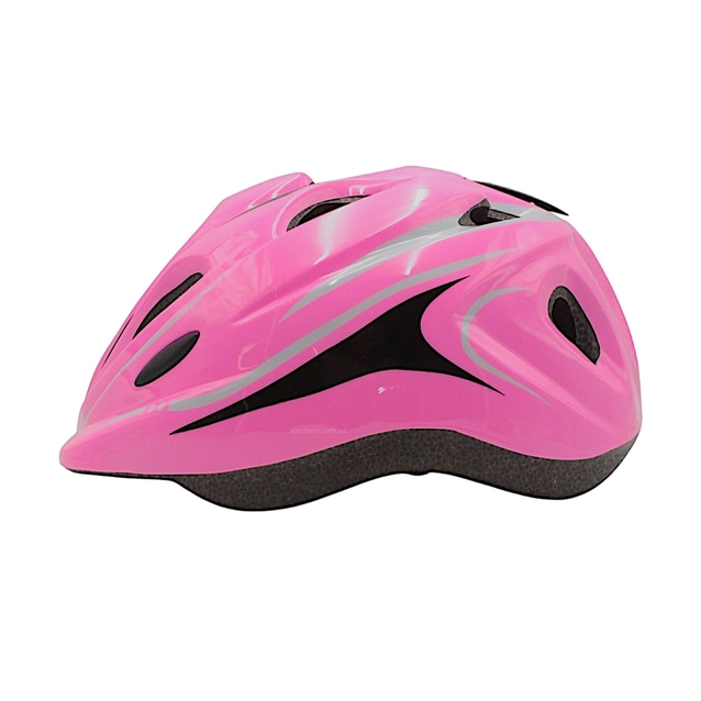 Вело шолом "TK Sport" 986 Рожево білий фото westvelo.com