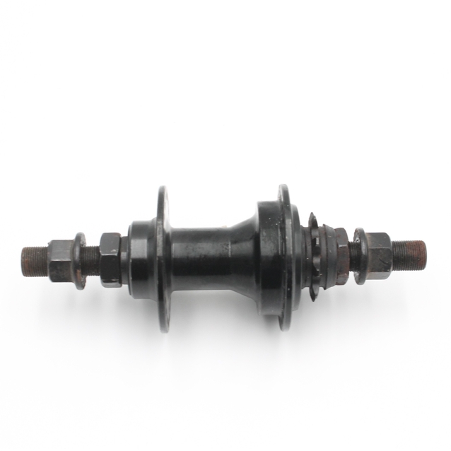 Втулка BMX, задня (AL) QUANDO, 4 пром підшипник, вісь 14мм гайки, ( 9Т ) чорний (14Gx48H) фото westvelo.com