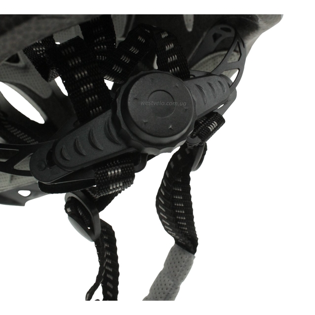 Вело шолом (54-56см) чорно-салатовий фото westvelo.com