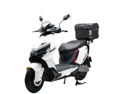 Електроскутер Garow «L850» GR-5290, двигун 2999W, акумулятор 72V 48Ah літій-залізо-фосфатний, білий, колеса 12"