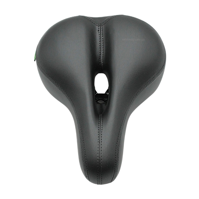 Сідло на демферах з отвором № 026, чорне фото westvelo.com