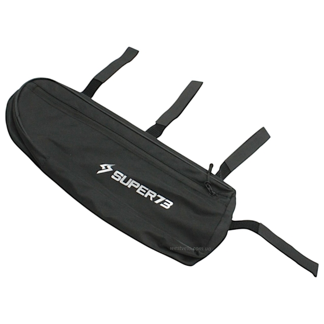 Сумка на раму Super73 водовідштовхувальна, XXL, чорна фото westvelo.com