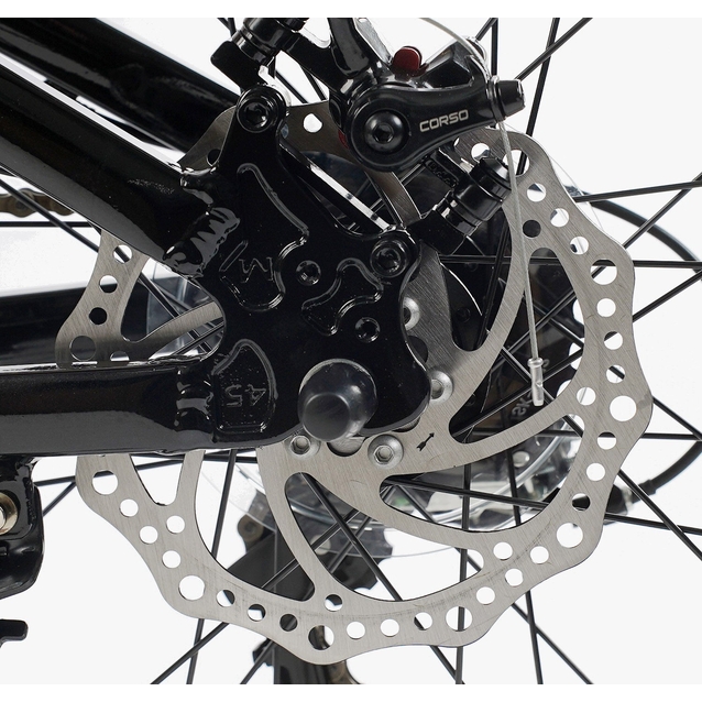 Велосипед 26 AL Corso «NEXT» NX-26167 алюміній 15", (к-т SHIMANO) чорно-жовтий фото westvelo.com