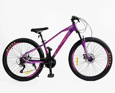 Велосипед 26 AL Corso «BLADE» BD-26228 алюміній 13", (к-т SHIMANO) фіолетово-чорний