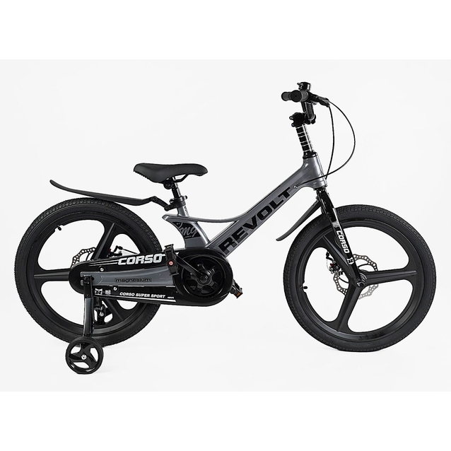 Дитячий велосипед 20 MG Corso «REVOLT» MG-20922 магнієва рама, графітовий фото westvelo.com