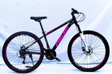 Велосипед 27.5 AL Corso «PROJECT» C-27040 алюміній 15", (к-т SunRun) чорно-рожевий фото westvelo.com