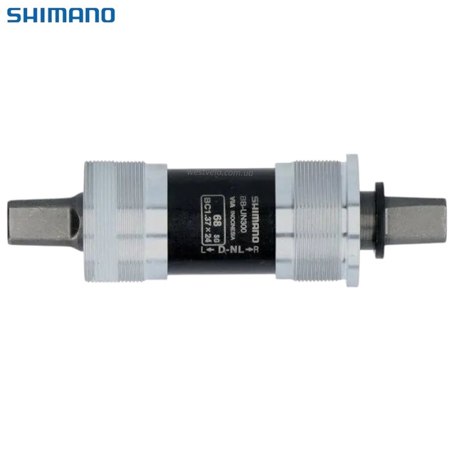 Картридж 122х68мм. SHIMANO BB-UN26 квадратний вал, з болтами фото westvelo.com