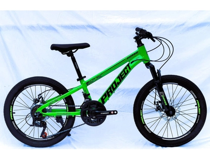 Велосипед 20 AL Corso «PROJECT» PJ-20693 алюміній 10", (к-т SunRun) салатовий