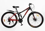 Велосипед 27.5 ST Corso «REND» RD-50401 сталь 15", (к-т SHIMANO) чорно-червоний фото westvelo.com