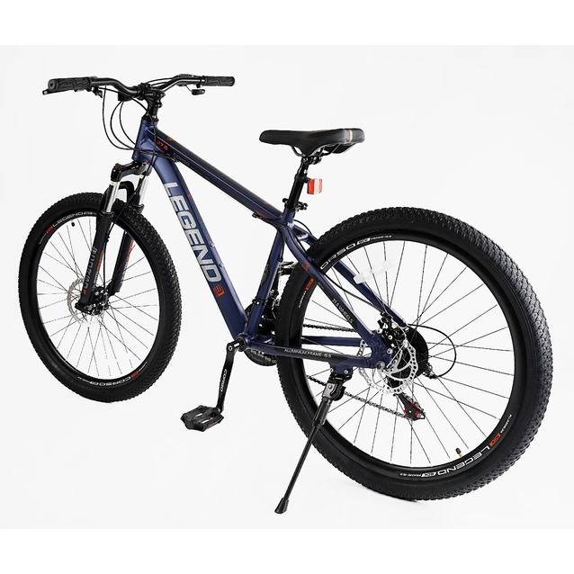 Велосипед 27.5 AL Corso «LEGEND» LG-27506 алюміній 15,5", (к-т SHIMANO) синій фото westvelo.com