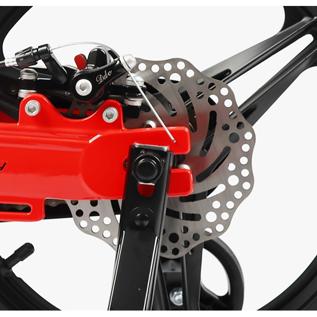 Дитячий велосипед 16 MG Corso «MONTI» MT-16494, магнієва рама, чорно-червоний фото westvelo.com