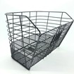 Кошик металевий косий, сітка-дріт, чорний фото westvelo.com