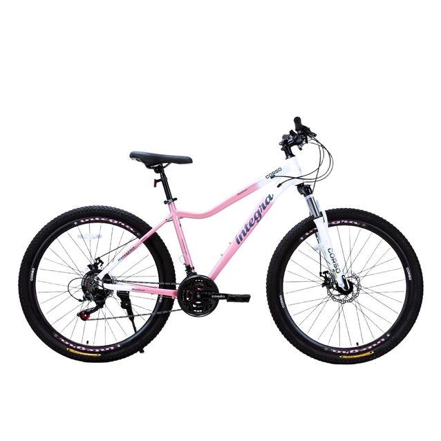 Велосипед 26 AL Corso «INTEGRA» NG-26502 алюміній 15", (к-т SHIMANO) рожево-білий фото westvelo.com