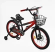 Дитячий велосипед 20 ST Corso «FALCON» FL-20365 дискові гальма, чорно-червоний фото westvelo.com